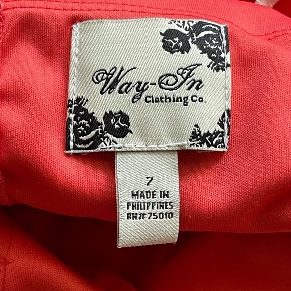 Women Juniors Red Lace Formal Party Bridesmaid Prom Long Maxi Dress Crystals, 7 - Picture 9 of 16